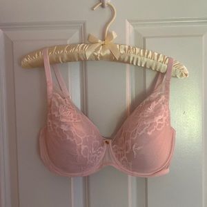 Natori Bra Flora contour underwire size 34DDD pink